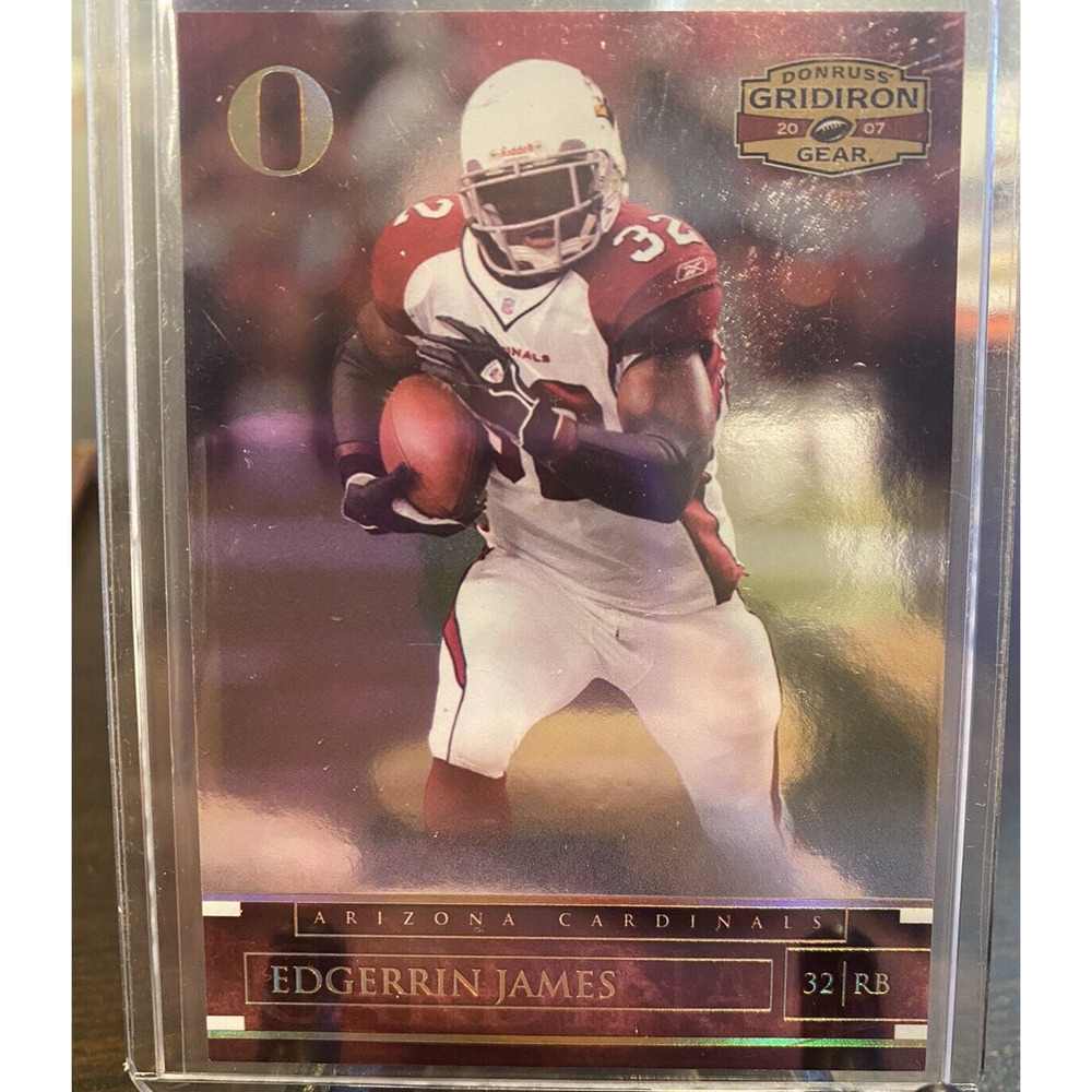 2007 Donruss Gridiron Gear Gold Os 43/100 Edgerrin James #38‎ HOF